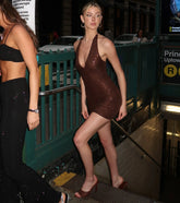 Born To Shine Sequin Mini Dress