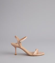 Sleek And Simple Patent Kitten Heels