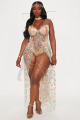 Woodland Nymph 3 Piece Costume Set - Pink/combo