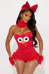 Friendly Street Creature 5 Piece Costume Set - Red