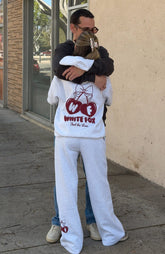 Feel The Love Oversized Hoodie Grey Marle