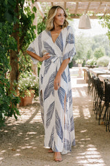 Corinth Maxi Dress | Navy Print
