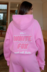 Vol. 1 Oversized Hoodie Bubblegum