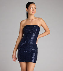 Sparkle Goals Sequin Tube Mini Dress