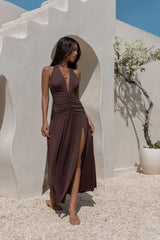 Horizon Babe Maxi Dress Brown