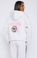 11th Street She's So Lucky Oversized Hoodie Leopard Splice