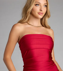 Caught In The Curve Mini Dress