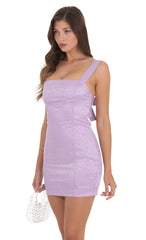 Jacquard Dress in Lavender
