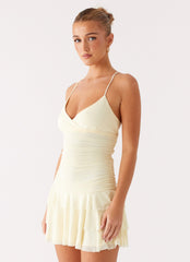 Emily Mini Dress - Yellow