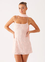 Vision Sequin Mini Dress - Pink