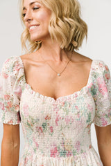 Piper Eyelet Midi Dress | Vintage Floral