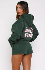 Lucky Thirteen Stephanie Oversized Hoodie Green