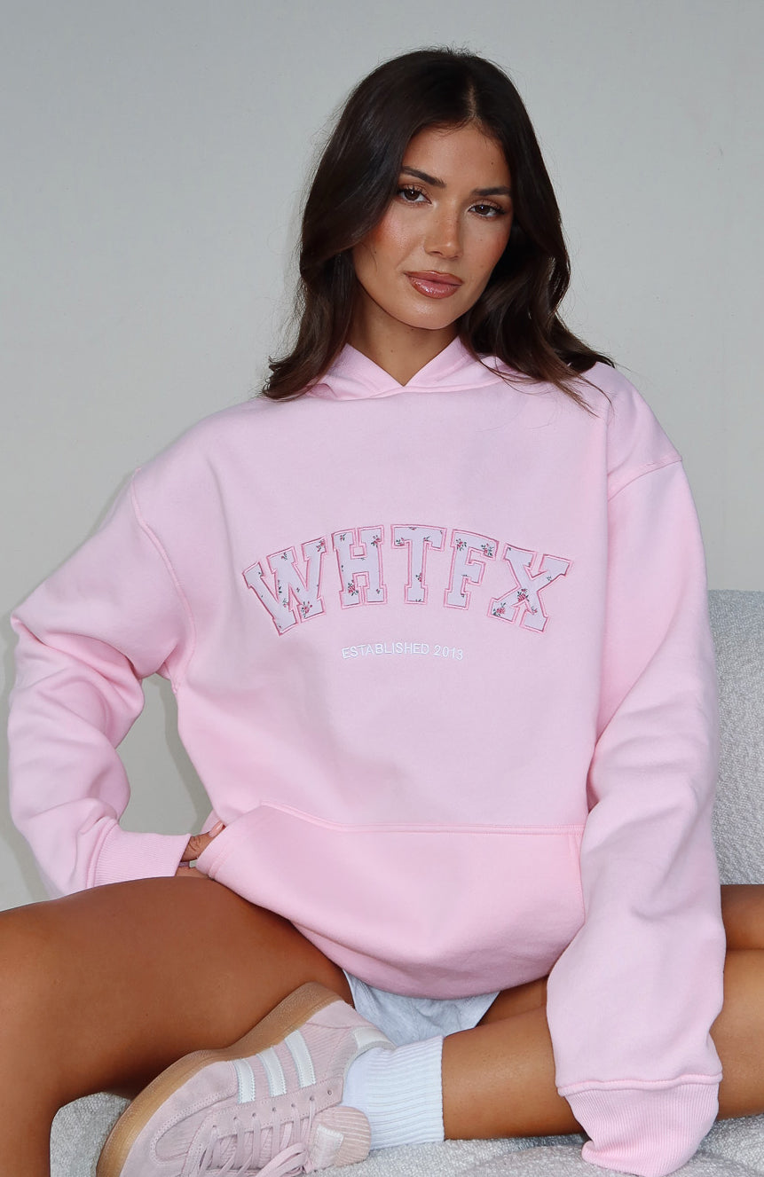 Sweet Sweet Moments Oversized Hoodie Pink